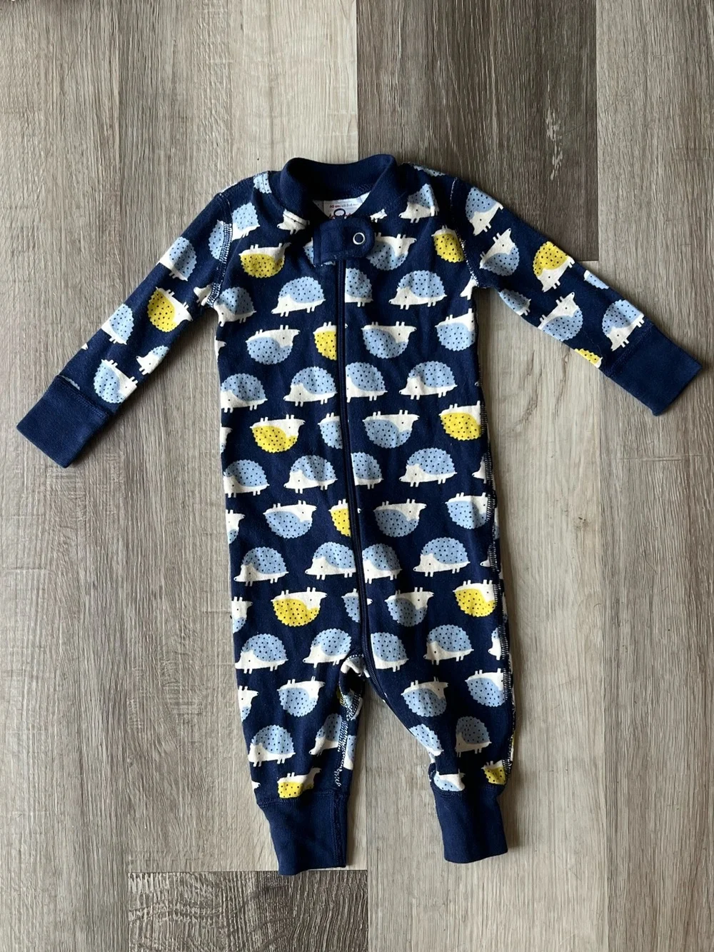 Hanna Andersson Hedgehog Print Pajamas 100% Organic Cotton size 3-6M